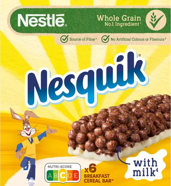 Pack 6 barras de cereal Nesquik Pack 6 barras de cereal Nesquik