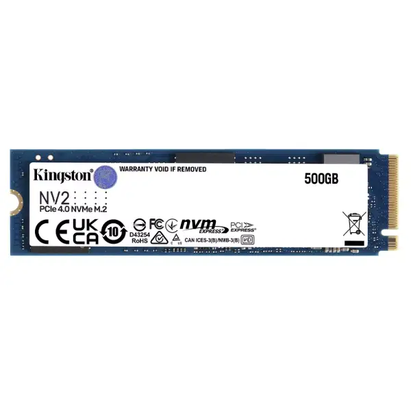 Disco SSD Kingston NV2 NVMe de 500GB Disco SSD Kingston NV2 NVMe de 500GB