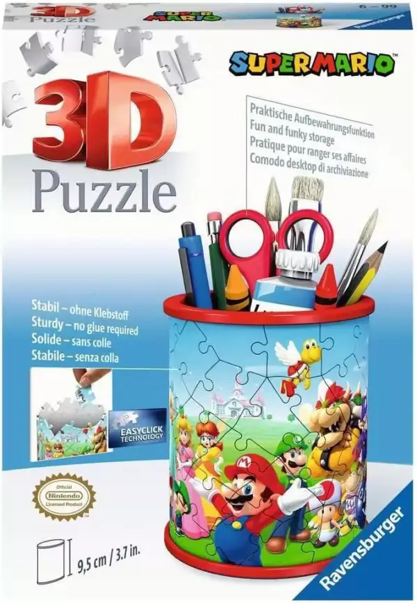 Puzzle 3D Portalápices Super Mario Puzzle 3D Portalápices Super Mario