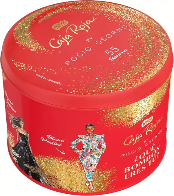 55 Bombones de chocolate con leche Caja Roja 55 Bombones de chocolate con leche Caja Roja