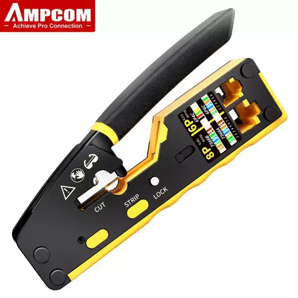 Crimpadora Ampcom para Cat6 y otros conectores Crimpadora Ampcom para Cat6 y otros conectores