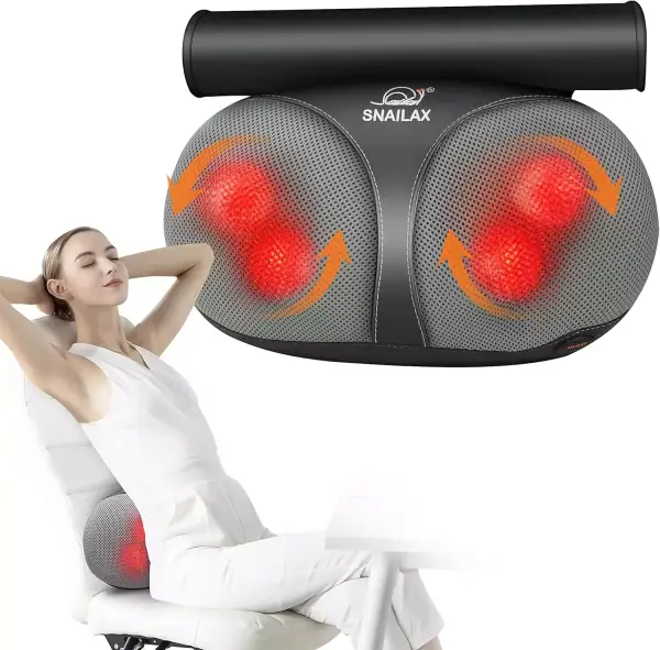 Almohada de masaje Shiatsu con calor Almohada de masaje Shiatsu con calor