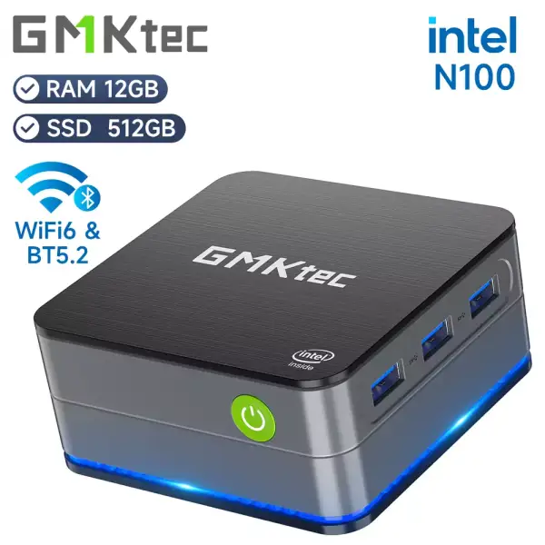 MiniPC GMKtec N100 12GB 512GB MiniPC GMKtec N100 12GB 512GB