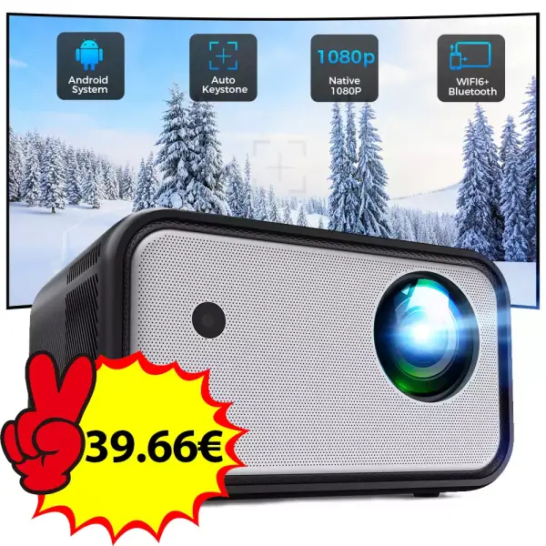 Projector ISINBOX Android 4K 1080P Native Projector ISINBOX Android 4K 1080P Native