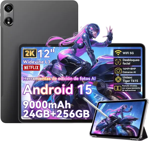 Tablet 12" Oscal 24GB+256GB Tablet 12" Oscal 24GB+256GB