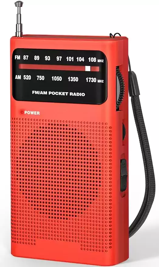 Radio portátil pequeña con pilas AA Radio portátil pequeña con pilas AA