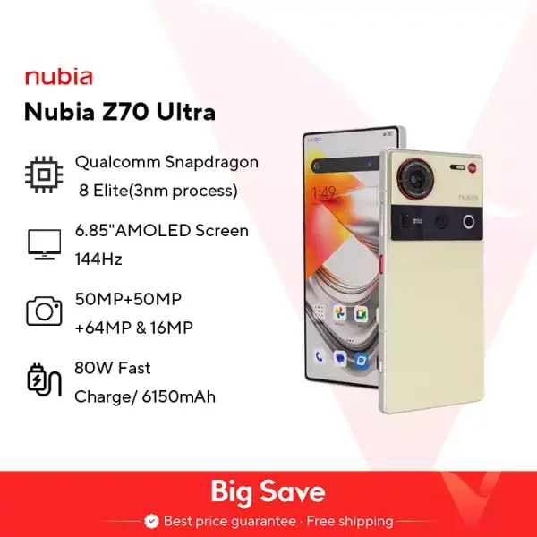 Nubia Z70 Ultra 12GB 256GB Nubia Z70 Ultra 12GB 256GB
