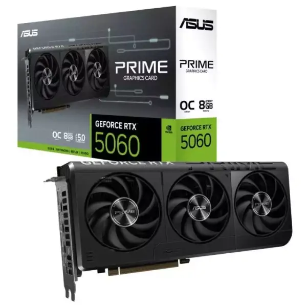 Gráfica Asus Prime GeForce RTX 5060 OC Edition 8GB Gráfica Asus Prime GeForce RTX 5060 OC Edition 8GB