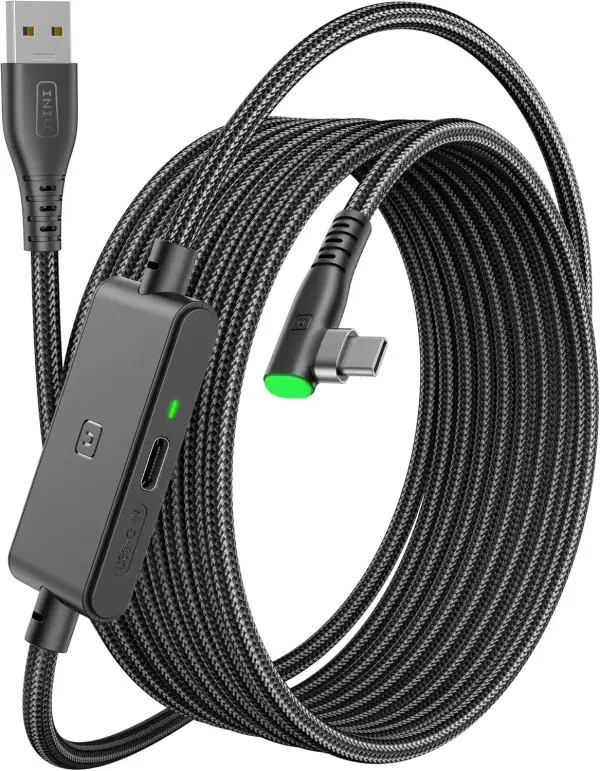 Cable Link USB 3.0 a USB C de 5m INIU compatible con Meta Oculus Cable Link USB 3.0 a USB C de 5m INIU compatible con Meta Oculus