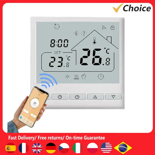 Termostato WiFi para calefacción Tuya Termostato WiFi para calefacción Tuya