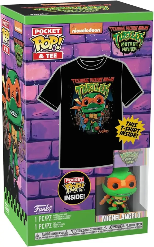 Camiseta y figura de las Tortugas Ninja Camiseta y figura de las Tortugas Ninja