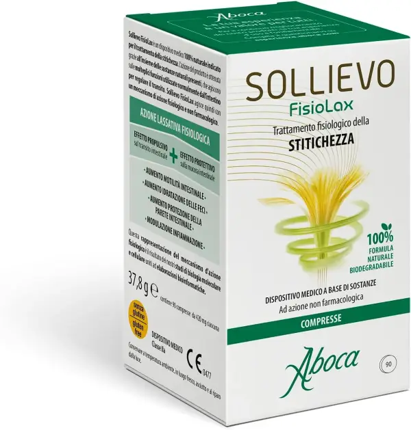 Complemento alimenticio Aboca Sollievo Fisiolax 90 comprimidos Complemento alimenticio Aboca Sollievo Fisiolax 90 comprimidos