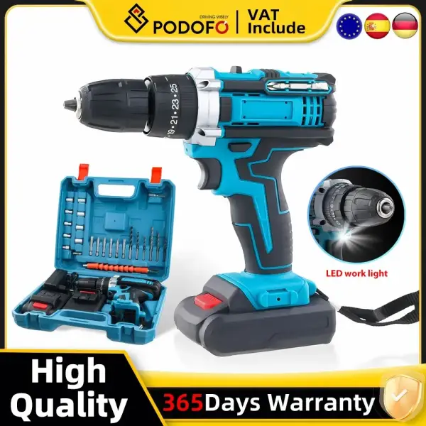 Atornillador percutor inalámbrico 21V Atornillador percutor inalámbrico 21V