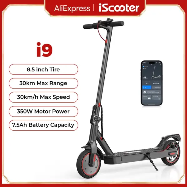 Patinete eléctrico inteligente iScooter i9 Patinete eléctrico inteligente iScooter i9