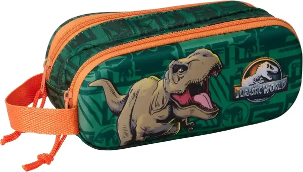 Estuche doble Jurassic World 3D Estuche doble Jurassic World 3D