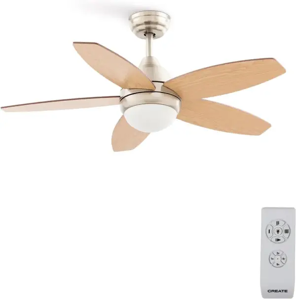 Ventilador de techo con luz 60W Create Ventilador de techo con luz 60W Create
