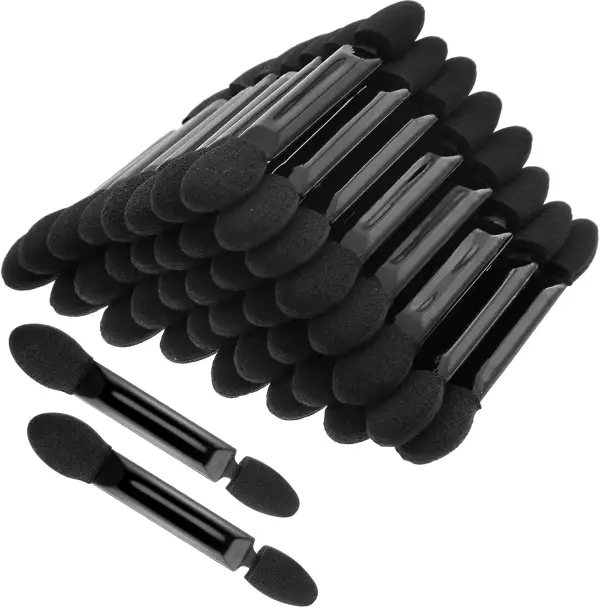 100 Piezas Aplicador de Sombra de Ojos Doble Cara 100 Piezas Aplicador de Sombra de Ojos Doble Cara