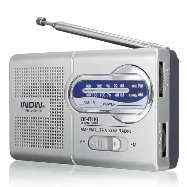 Mini radio AM FM a pilas AA Mini radio AM FM a pilas AA
