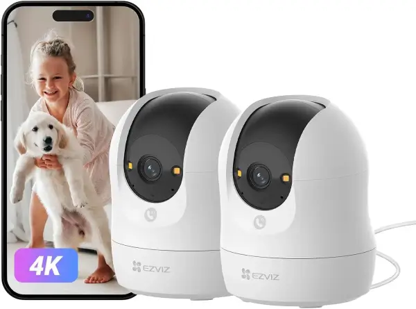 2 cámaras de Vigilancia WiFi Interior 360° EZVIZ C6N G1 4K 2 cámaras de Vigilancia WiFi Interior 360° EZVIZ C6N G1 4K