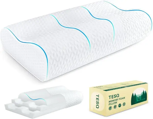 Almohada de tres capas viscoelástica Almohada de tres capas viscoelástica