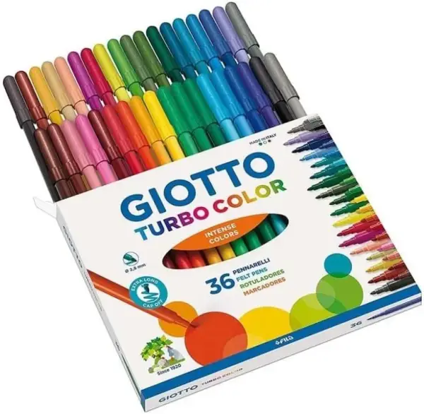 Pack de 36 rotuladores GIOTTO Pack de 36 rotuladores GIOTTO