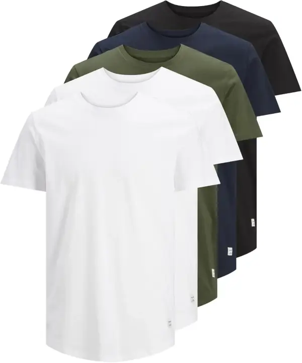 5 camisetas de manga corta JACK & JONES 5 camisetas de manga corta JACK & JONES