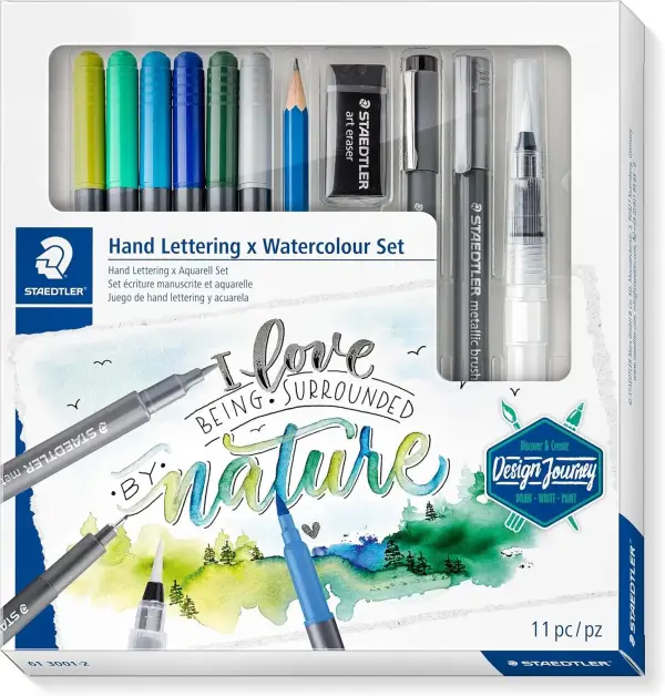Juego de Hand Lettering y Acuarelas STAEDTLER Juego de Hand Lettering y Acuarelas STAEDTLER
