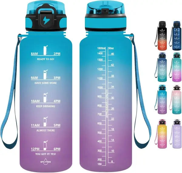 Botella agua deportiva 1500ML Botella agua deportiva 1500ML