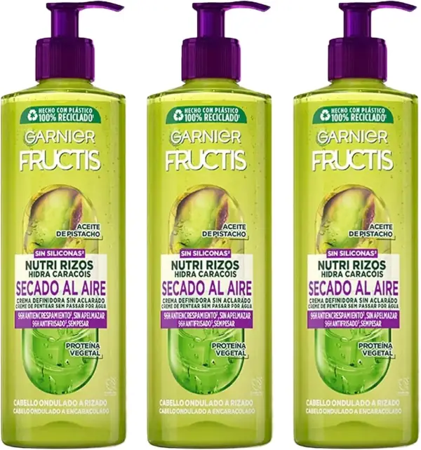 Pack de 3 x 400 ml Garnier Nutri Rizos Pack de 3 x 400 ml Garnier Nutri Rizos