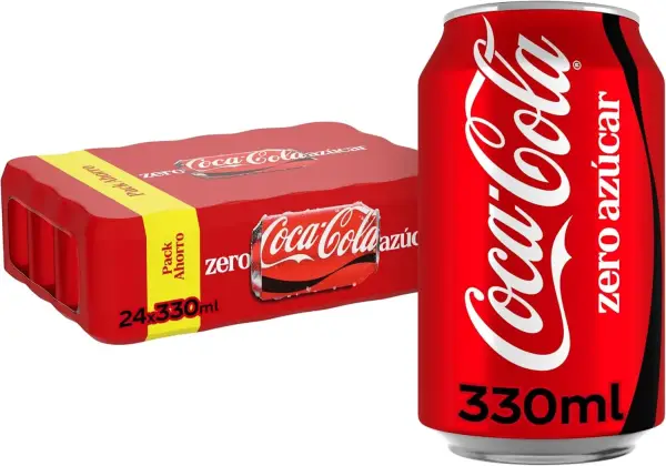 Pack 24x 330ml Coca Cola Zero Pack 24x 330ml Coca Cola Zero