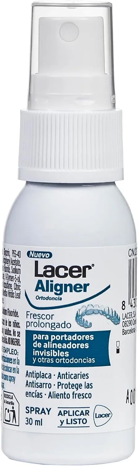 Spray Bucal para Ortodoncia Invisible y Alineadores 30 ml Spray Bucal para Ortodoncia Invisible y Alineadores 30 ml