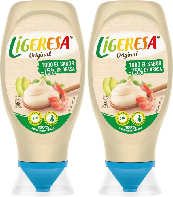 2x430ml Salsa Bocabajo Ligeresa 2x430ml Salsa Bocabajo Ligeresa