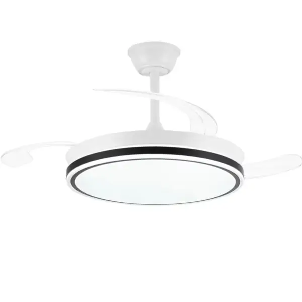 Ventilador de Techo con Luz LED 72W Aspas Retráctiles Ventilador de Techo con Luz LED 72W Aspas Retráctiles