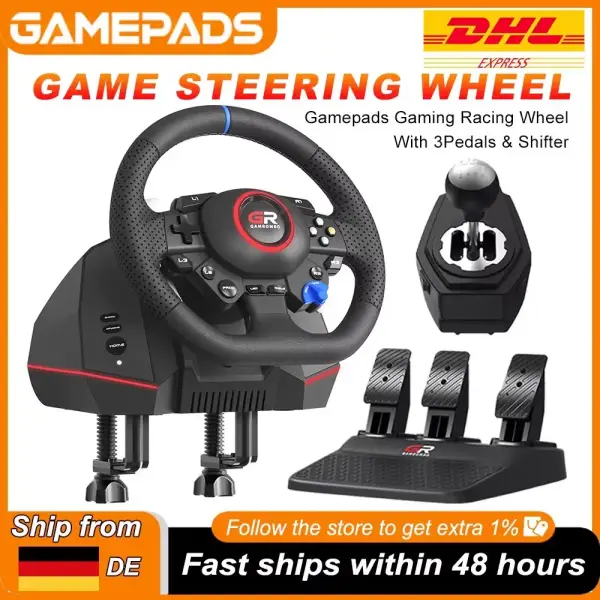 Volante de simulación de carreras RGB F127 Volante de simulación de carreras RGB F127