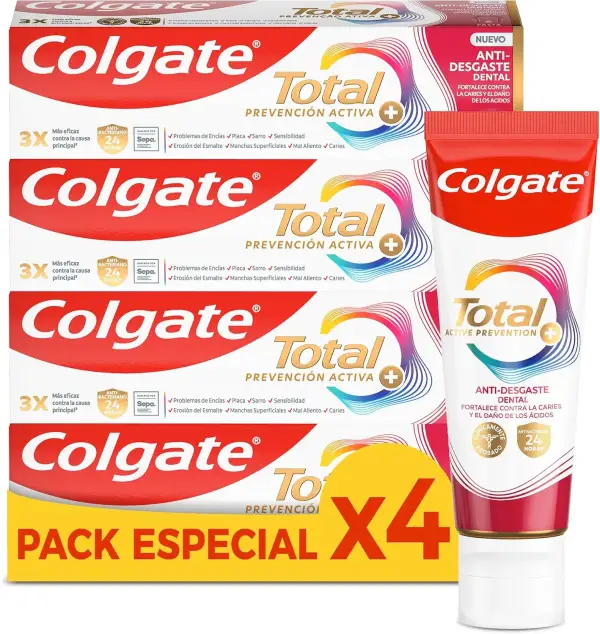 4 Pasta de dientes Colgate Total 4 Pasta de dientes Colgate Total