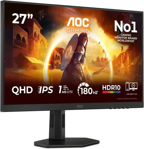 Monitor gaming AOC de 27" 180 Hz y 1 ms Monitor gaming AOC de 27" 180 Hz y 1 ms
