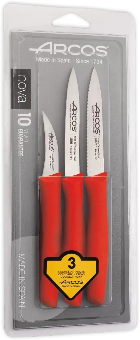 Set de 3 cuchillos peladores Arcos Set de 3 cuchillos peladores Arcos