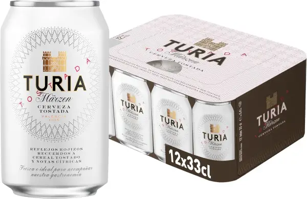 12 latas de Cerveza Tostada Turia Märzen 12 latas de Cerveza Tostada Turia Märzen