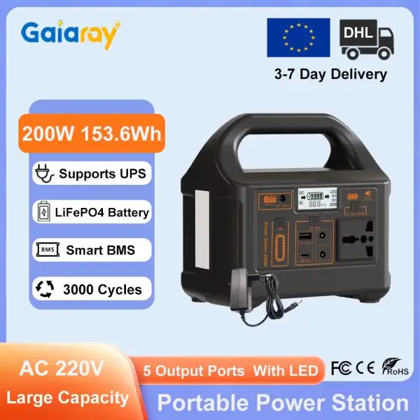 Estación de Energía Portátil de 200W Estación de Energía Portátil de 200W
