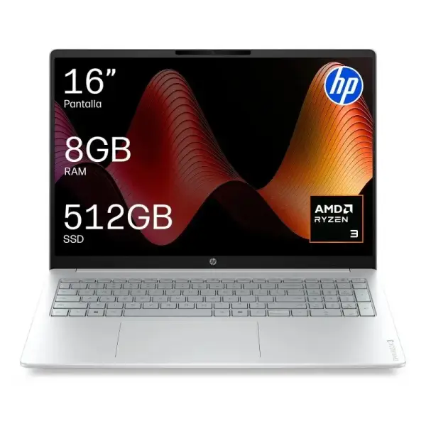 Portátil HP OmniBook 3 16" AMD Ryzen 3 30 8GB 512GB Portátil HP OmniBook 3 16" AMD Ryzen 3 30 8GB 512GB