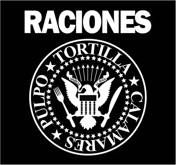 Pegatina decorativa "RACIONES" Pegatina decorativa "RACIONES"