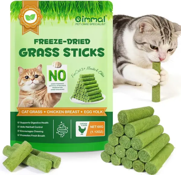 Snacks de Hierba para Gatos de 60g Snacks de Hierba para Gatos de 60g