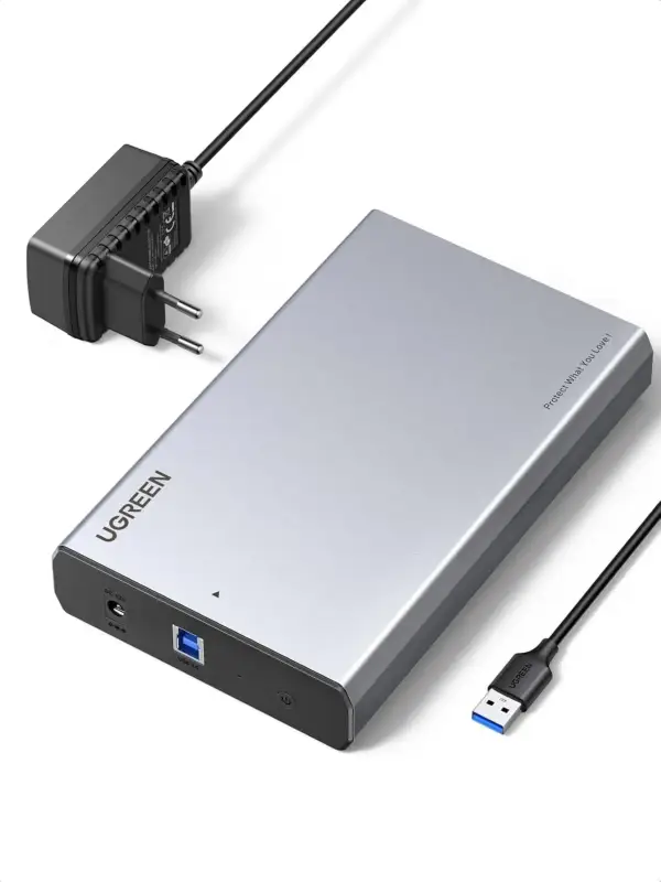 Caja Externa para Disco Duro de 3,5" y 2,5" UGREEN Caja Externa para Disco Duro de 3,5" y 2,5" UGREEN