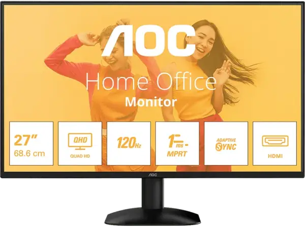 Monitor AOC 27" QHD 120Hz 4 ms Monitor AOC 27" QHD 120Hz 4 ms