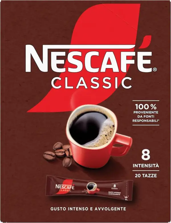 Nescafé Classic Café soluble, 20 bolsitas de 34 g Nescafé Classic Café soluble, 20 bolsitas de 34 g