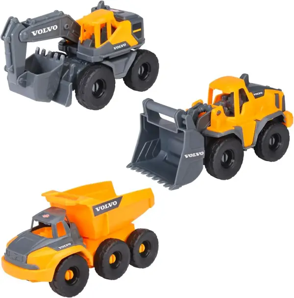Set de construcción Dickie Toys con 3 vehículos Set de construcción Dickie Toys con 3 vehículos