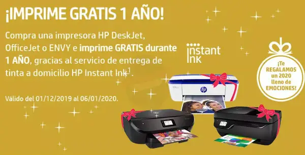 Impresora HP Multifunción con 1 AÑO de TINTA GRATIS + 1 MES EXTRA Impresora HP Multifunción con 1 AÑO de TINTA GRATIS + 1 MES EXTRA