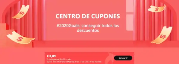 Consigue tu Mini Cupón de Aliexpress Consigue tu Mini Cupón de Aliexpress