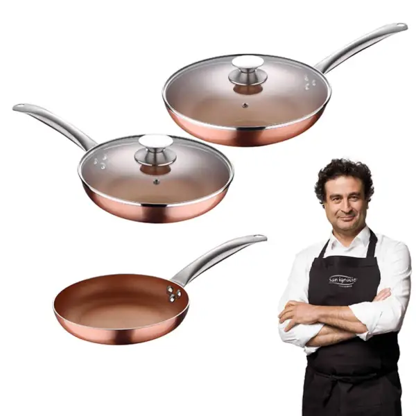 Set de 5 Piezas de Sartenes Copper San Ignacio Set de 5 Piezas de Sartenes Copper San Ignacio