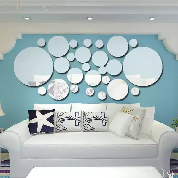 Set 26 piezas de decoración espejo Set 26 piezas de decoración espejo